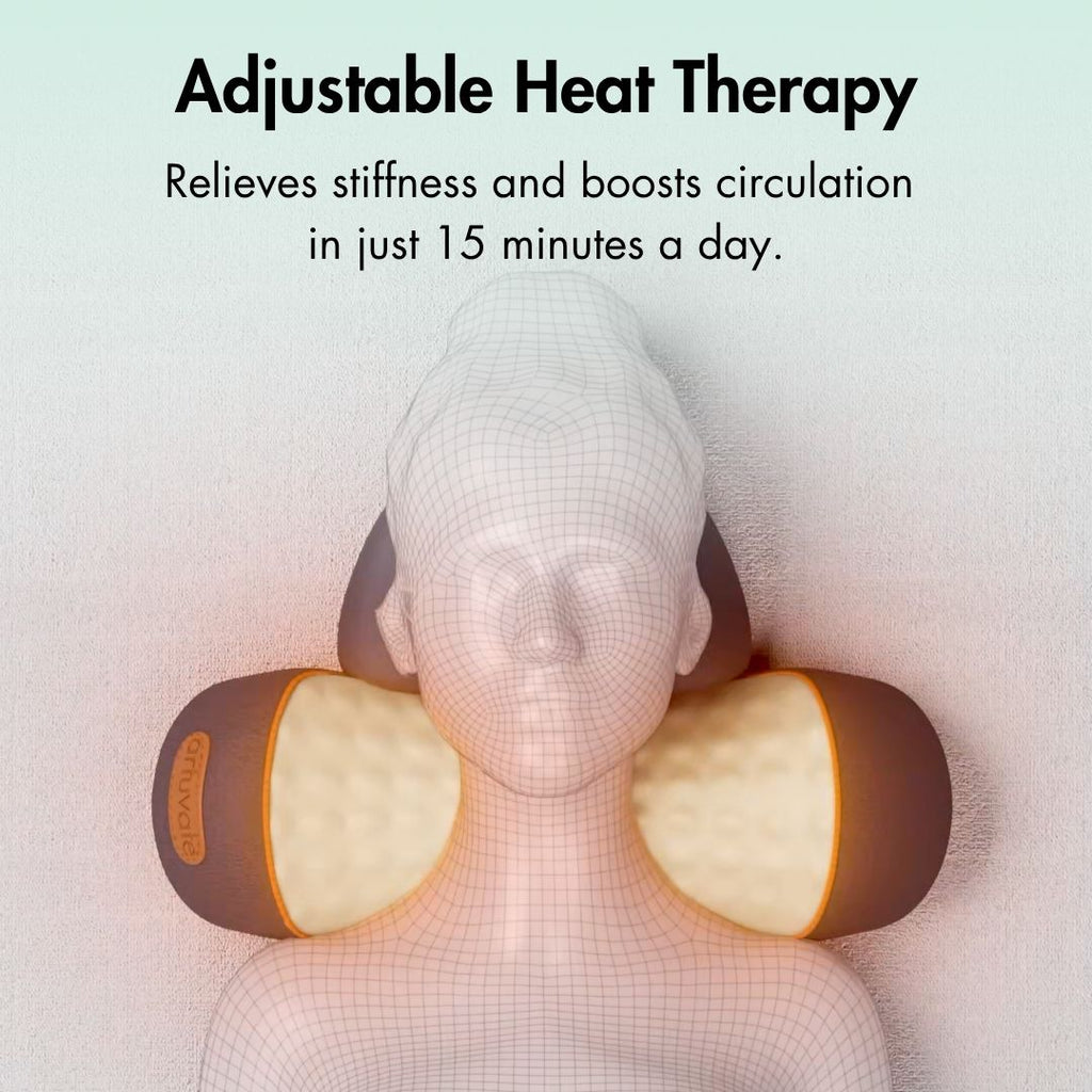 Cervical Traction Neck Massager — Vibrating & Heating Therapy Device