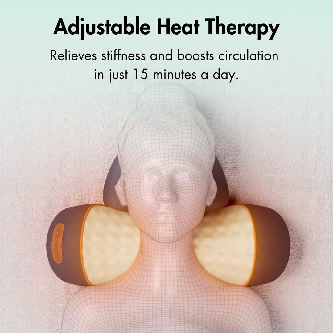 Cervical Traction Neck Massager — Vibrating & Heating Therapy Device