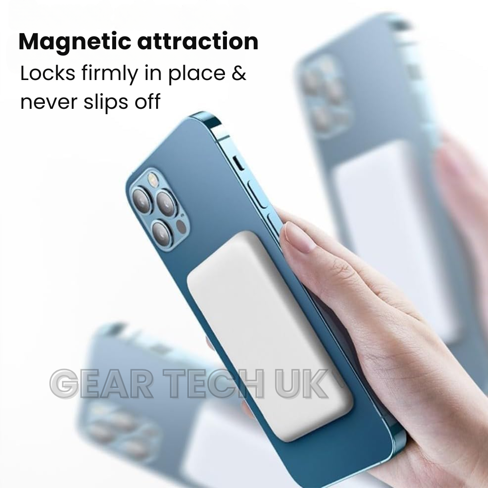 Nomade Slim magnetische kabellose 5000-mAh-Powerbank UK - Desfino