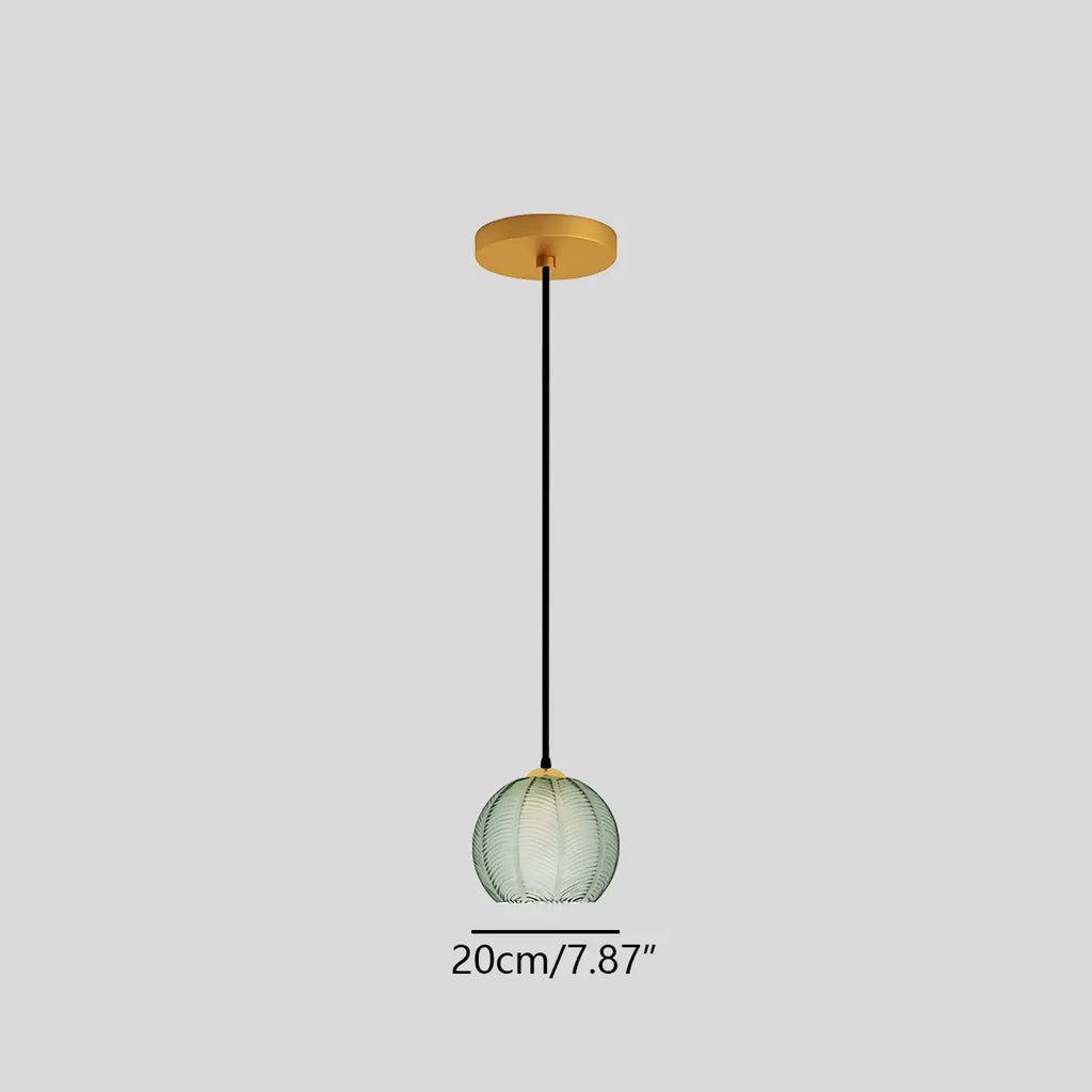 Aalin Frosted Glass Pendant Light for Dining Room | Desfino