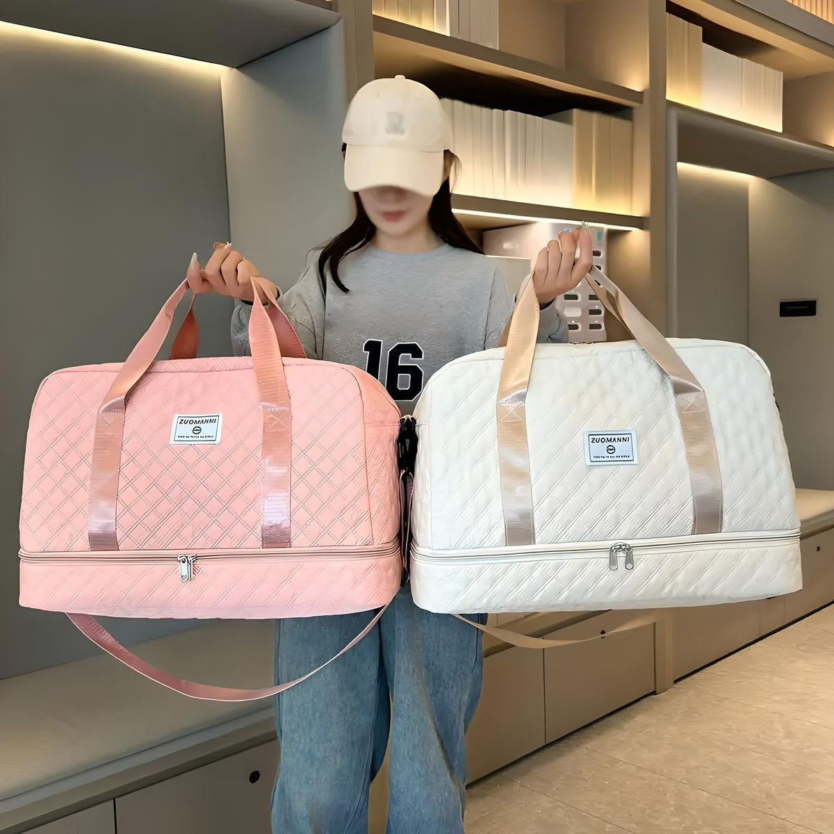 Borsa da viaggio Voyager — 40 L, resistente all'acqua e con più tasche - Desfino