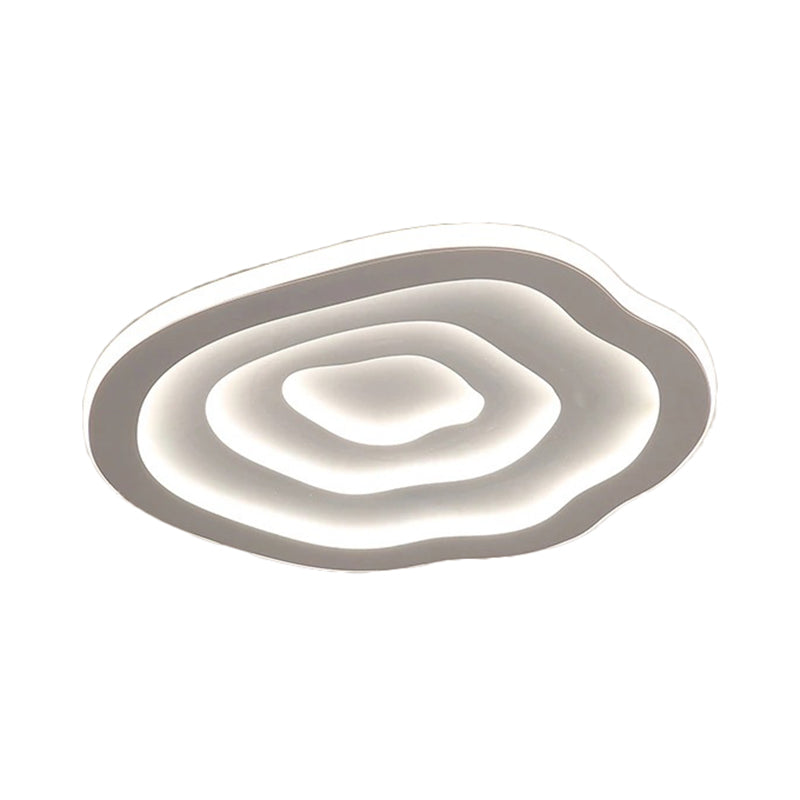 Luz LED blanco cálido LumaWaves — Lámpara de techo de acrílico ondulado - Desfino