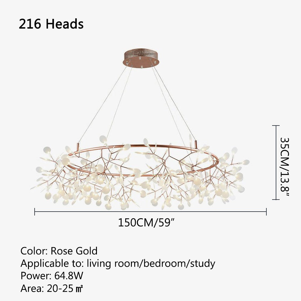 Branch Firefly Chandelier for Living Room | Desfino