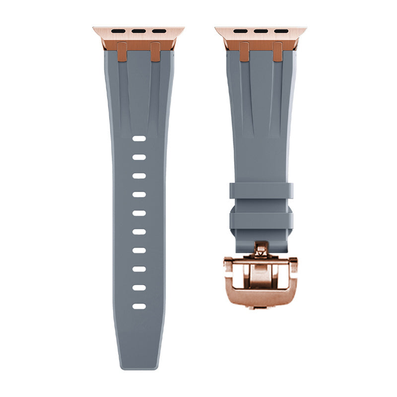 Novara Apple Watch Strap — Thick Silicone, Grade 2 Titanium Adapter - Desfino