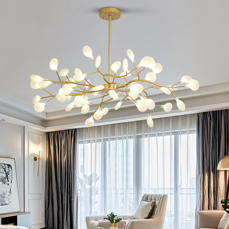 Candeeiro de teto LED Aurora Firefly em forma de ramo — iluminação moderna minimalista - Desfino