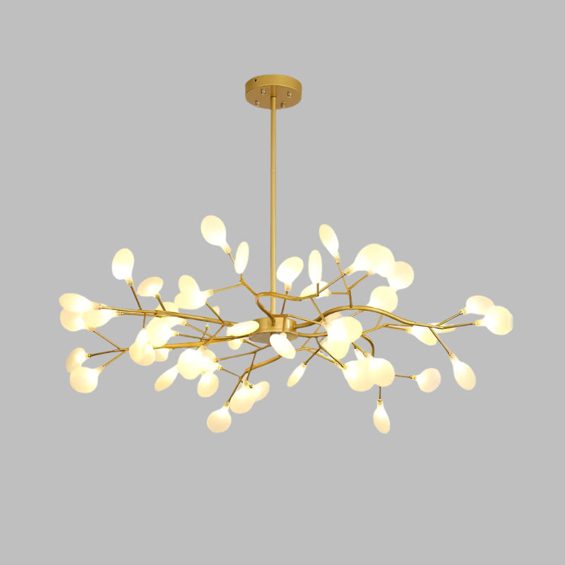 Candeeiro de teto LED Aurora Firefly em forma de ramo — iluminação moderna minimalista - Desfino