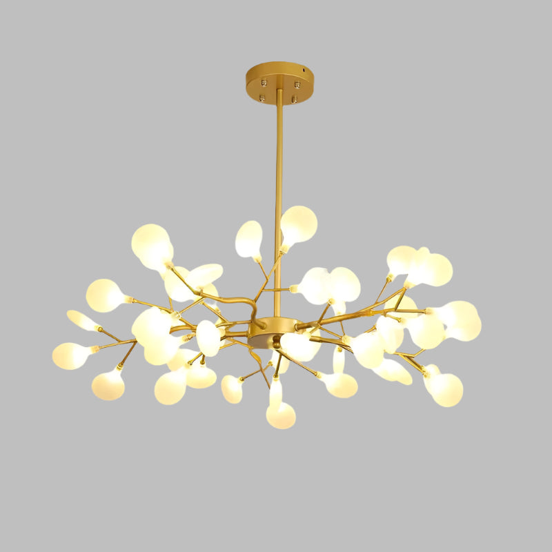 Candeeiro de teto LED Aurora Firefly em forma de ramo — iluminação moderna minimalista - Desfino