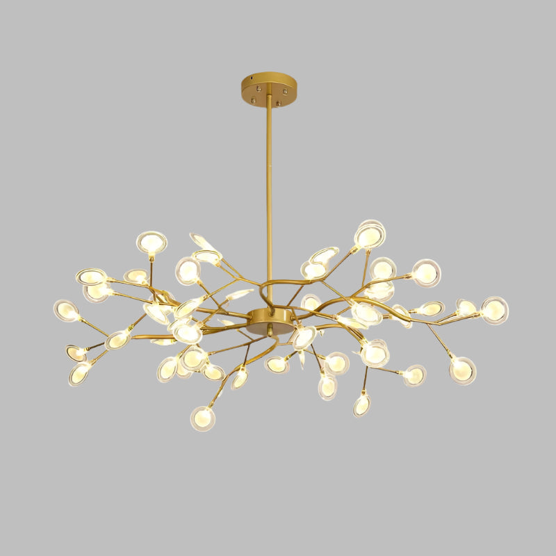 Candeeiro de teto LED Aurora Firefly em forma de ramo — iluminação moderna minimalista - Desfino