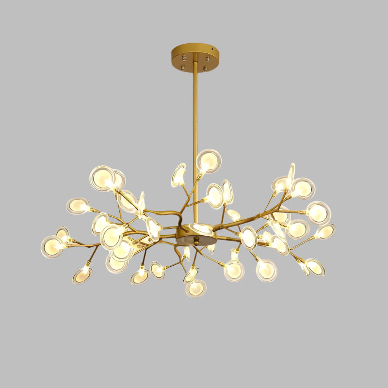 Candeeiro de teto LED Aurora Firefly em forma de ramo — iluminação moderna minimalista - Desfino