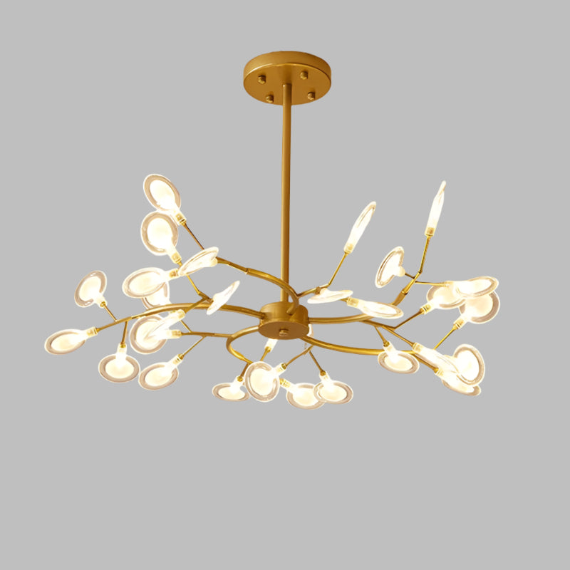 Candeeiro de teto LED Aurora Firefly em forma de ramo — iluminação moderna minimalista - Desfino
