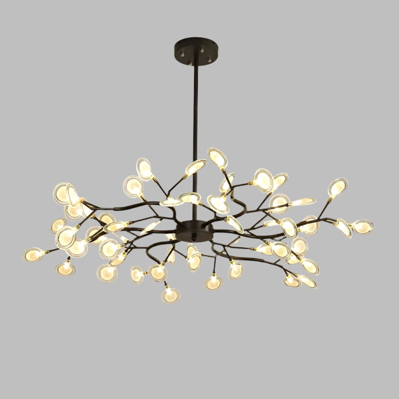 Candeeiro de teto LED Aurora Firefly em forma de ramo — iluminação moderna minimalista - Desfino