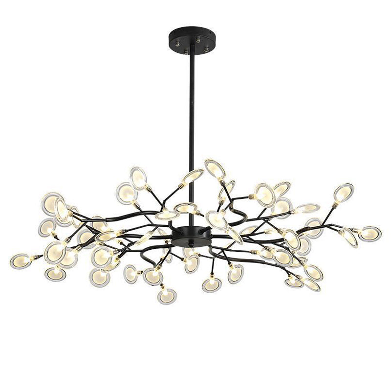 Candeeiro de teto LED Aurora Firefly em forma de ramo — iluminação moderna minimalista - Desfino