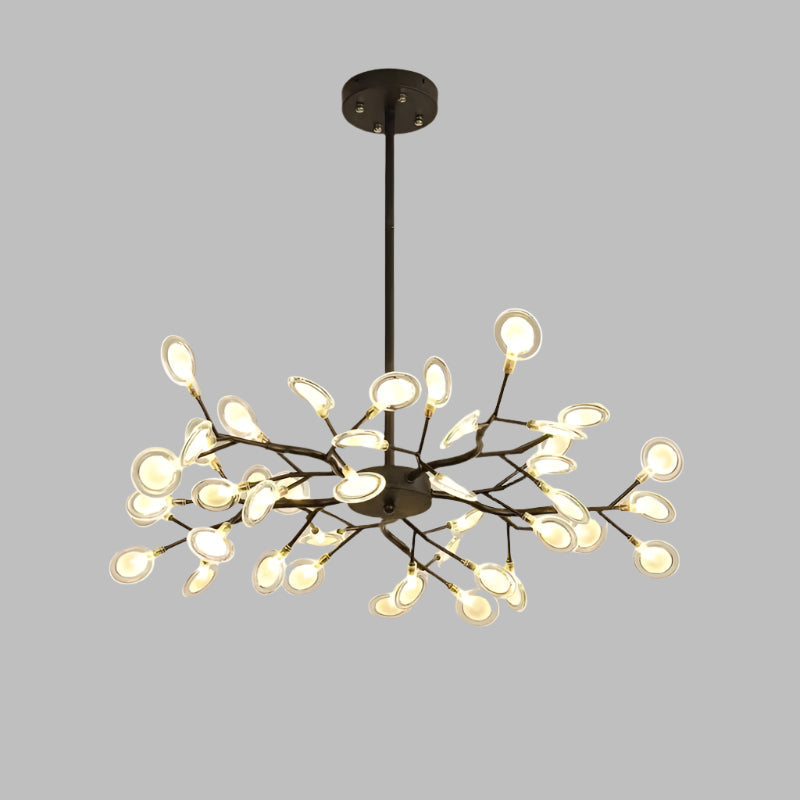 Candeeiro de teto LED Aurora Firefly em forma de ramo — iluminação moderna minimalista - Desfino