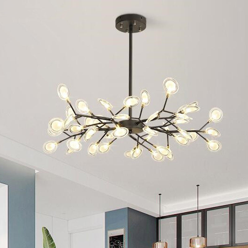 Candeeiro de teto LED Aurora Firefly em forma de ramo — iluminação moderna minimalista - Desfino