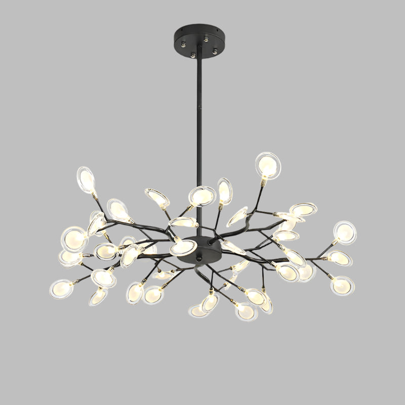 Candeeiro de teto LED Aurora Firefly em forma de ramo — iluminação moderna minimalista - Desfino
