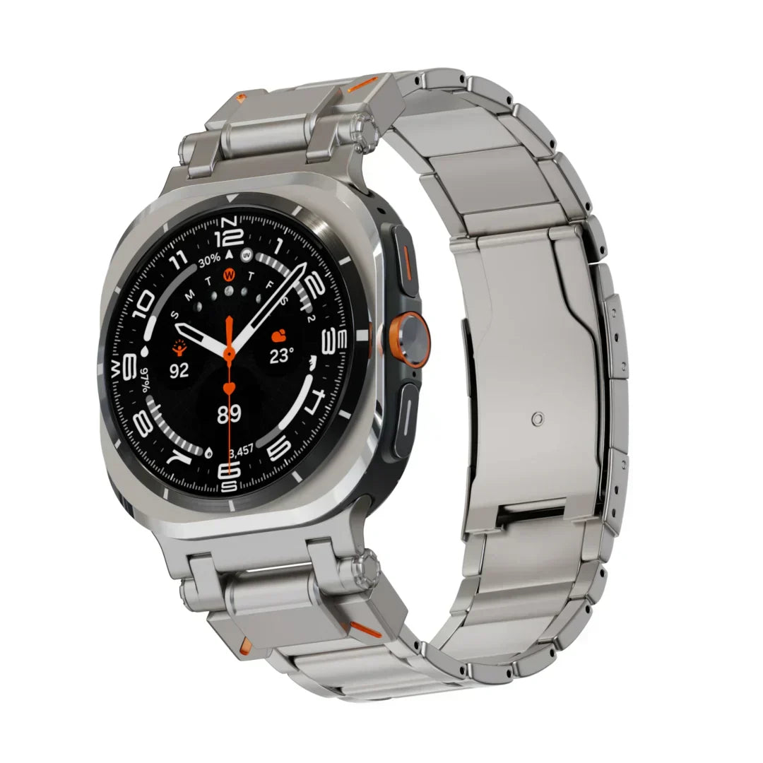 Voyager Titanarmband für die Samsung Galaxy Watch Ultra — 140–240 mm - Desfino