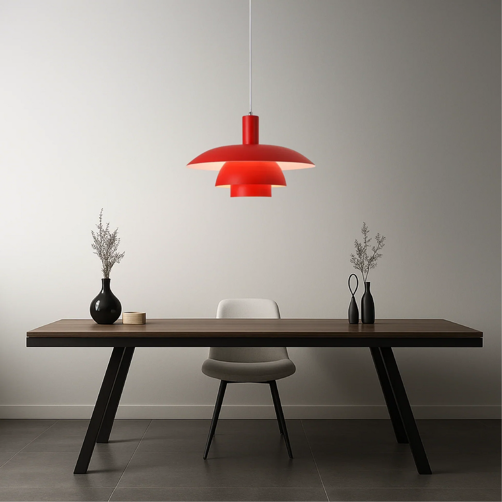 Moderne nordische Pendelleuchte – Minimalistisches, mehrschichtiges Scheibendesign - Desfino