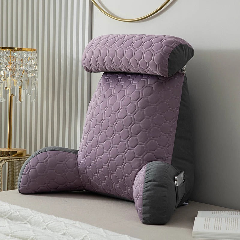 LumaNest Reading Backrest Pillow — Armrests and Headrest | Desfino