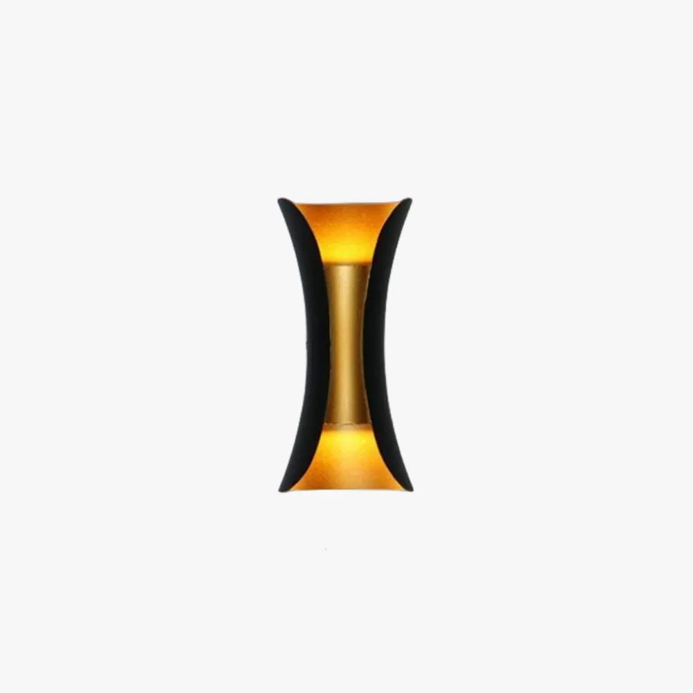 Arcora Curve Outdoor LED Wall Light — Hardwired, IP65 - Desfino