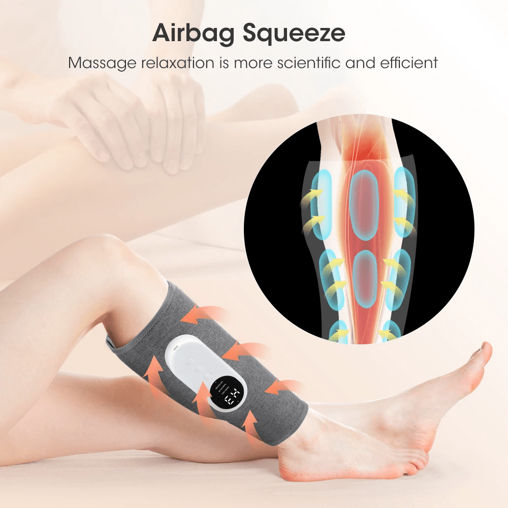 Massageador aquecido para pernas e gémeos CirculaWave Pro — Massagem de compressão - Desfino