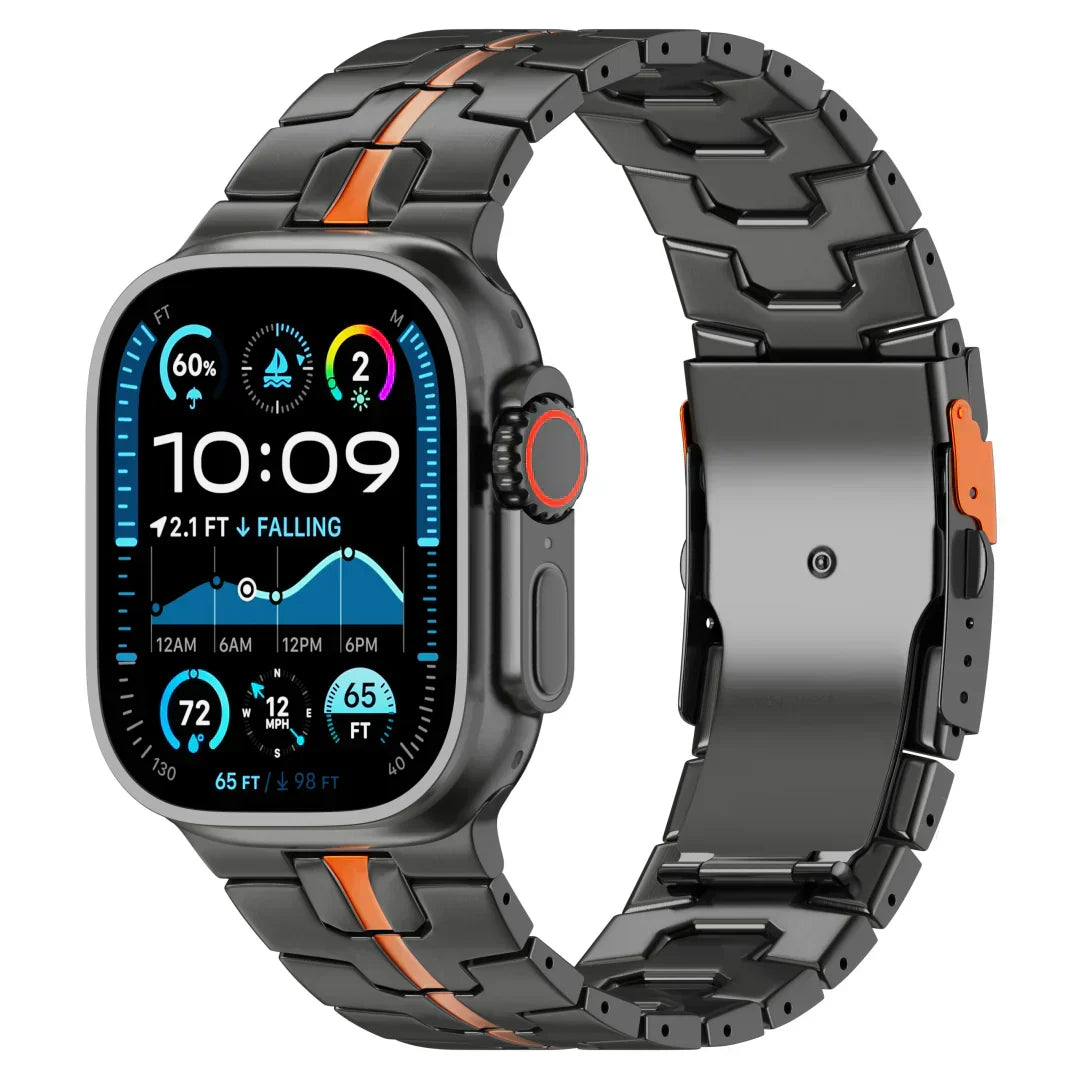 Λουράκι τιτανίου Aurex για Apple Watch — Γυαλισμένο λουράκι - Desfino
