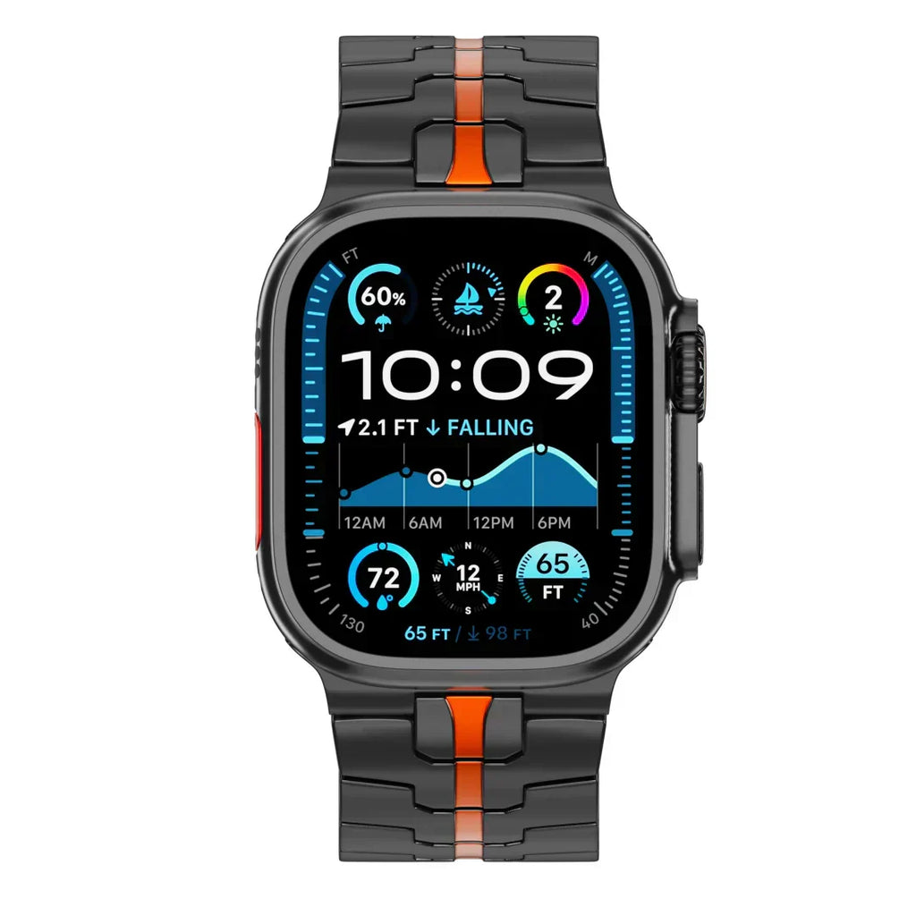 Λουράκι τιτανίου Aurex για Apple Watch — Γυαλισμένο λουράκι - Desfino