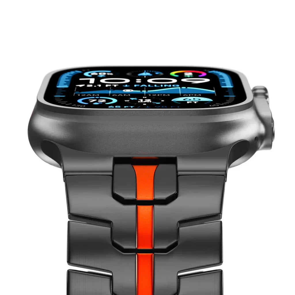 Λουράκι τιτανίου Aurex για Apple Watch — Γυαλισμένο λουράκι - Desfino