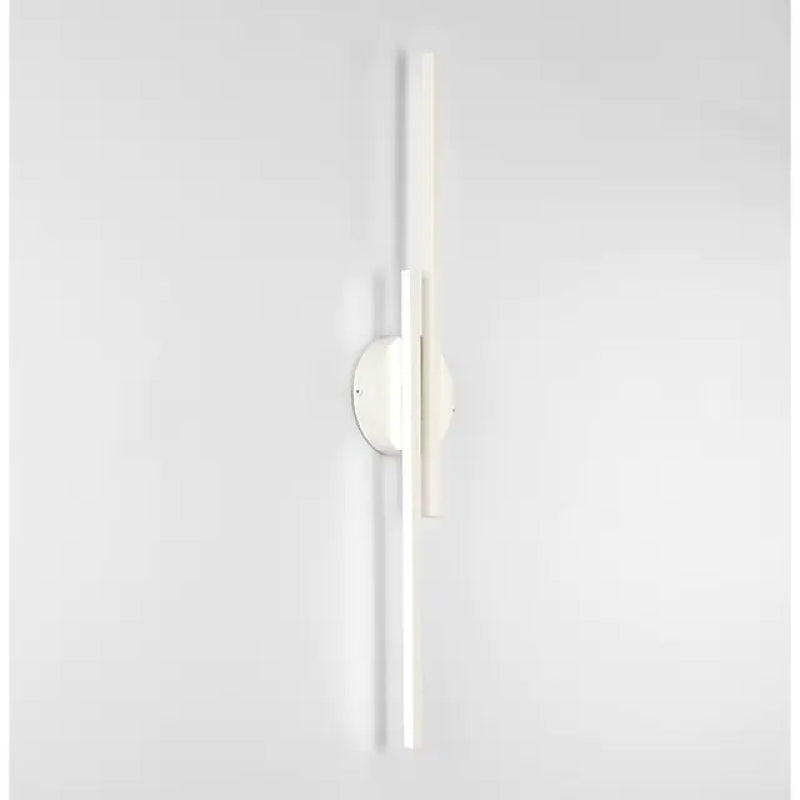 Fjordra LED Wall Lamp — Nordic Disc and Linear Design, Black or White - Desfino