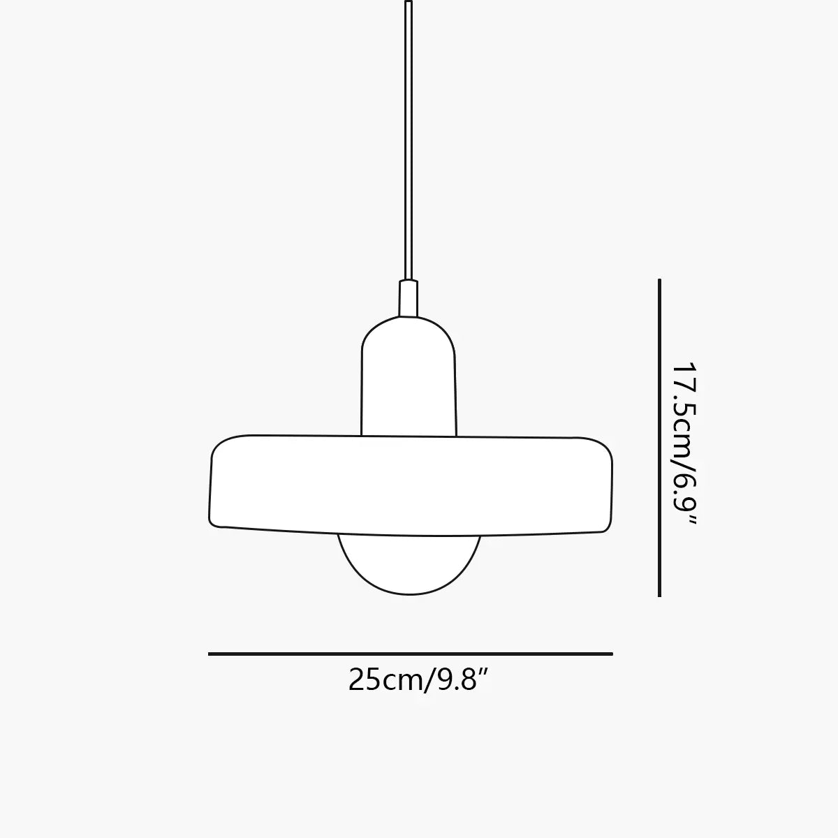 Modern Bauhaus Glass Pendant Light | Desfino