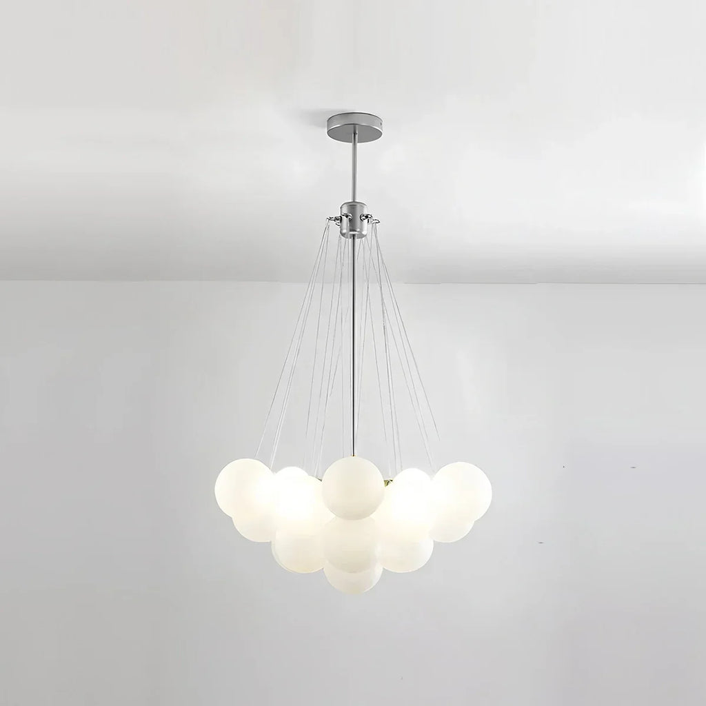 Moderner Kronleuchter aus Bubble-Glas für das Wohnzimmer | Desfino