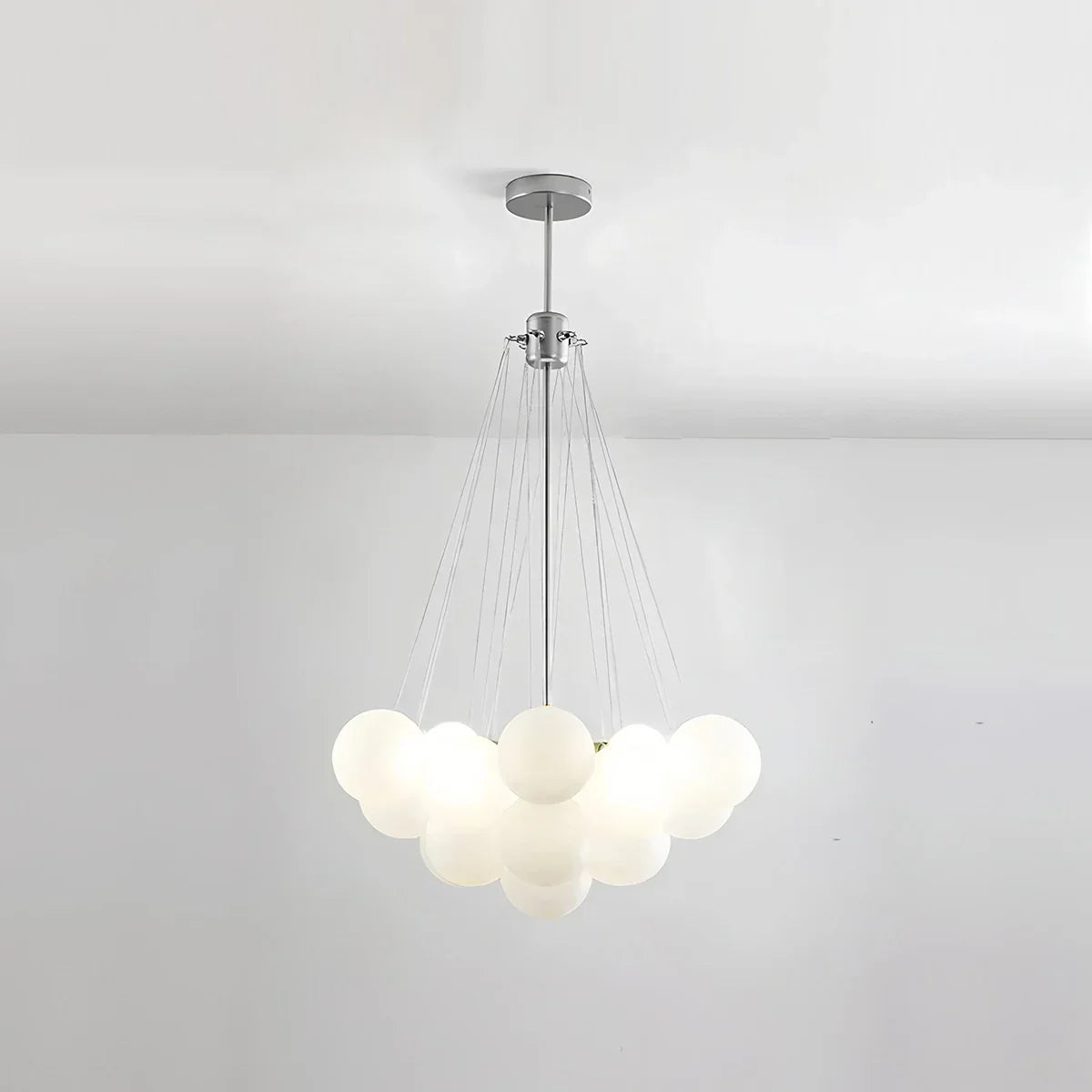 Moderner Kronleuchter aus Bubble-Glas für das Wohnzimmer | Desfino