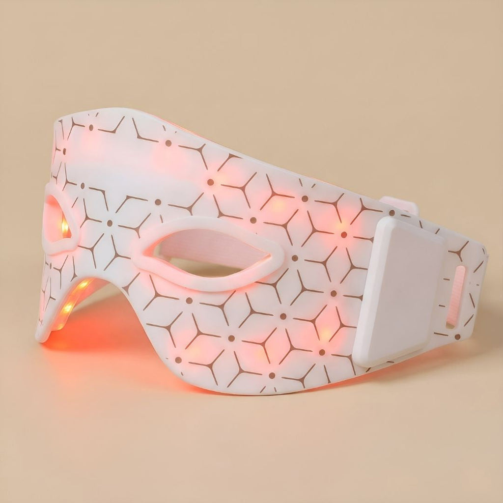LumiThera Pro -kaksiaallonpituuksinen LED-silmämaski — 630nm ja 850nm - Desfino