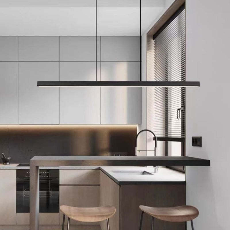 Averin Adjustable Height Industrial LED Pendant Light | Desfino