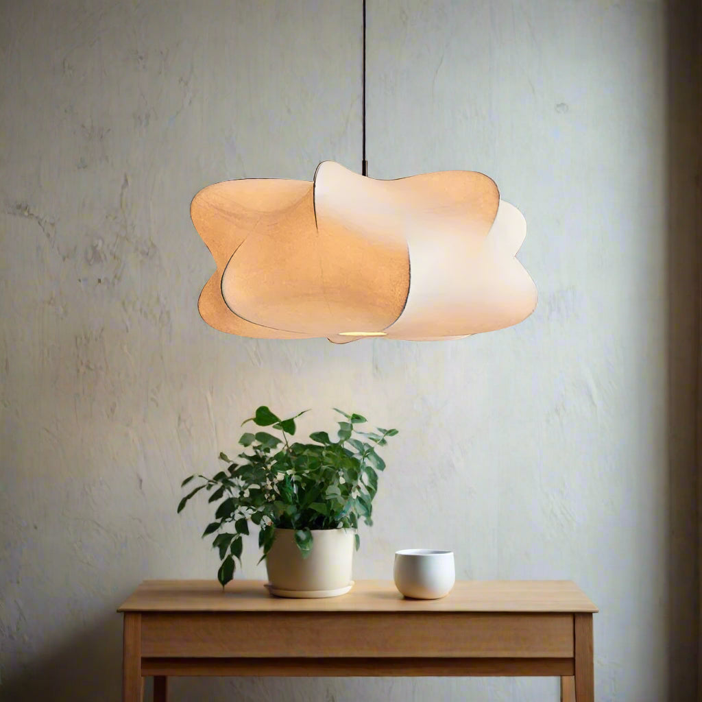 MoriSilk Wabi Sabi-pendellampe — minimalistisk stemningsbelysning | Desfino