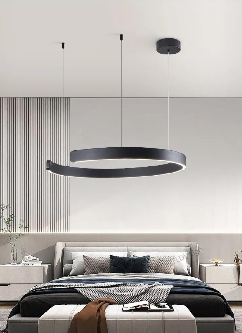 AerisGlow kerek LED-csillár — állítható hangulatvilágítás