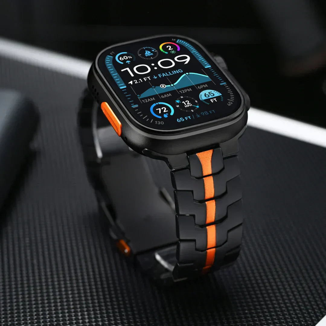 Λουράκι τιτανίου Aurex για Apple Watch — Γυαλισμένο λουράκι - Desfino