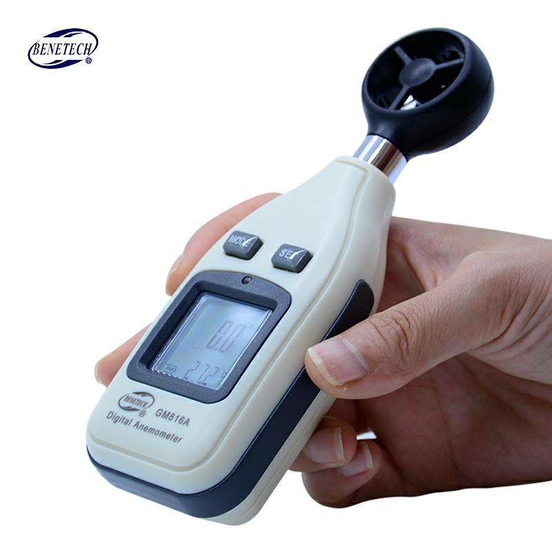 ZephyrPro-tuulimittari — kädessä pidettävä taustavalaistu LCD-anemometri | Desfino