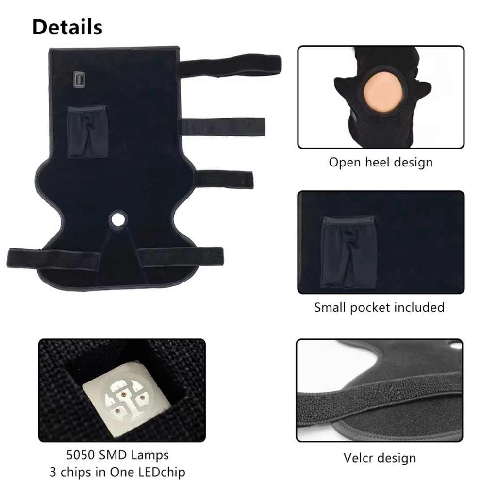 NovaPulse Red Light Therapy Belt for Foot & Ankle Recovery - Desfino