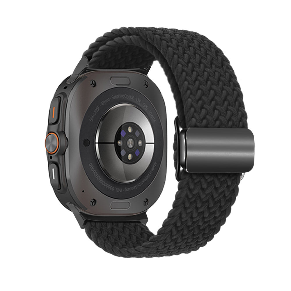 Bracelete de nylon entrançado Arivra — Fivela magnética para Galaxy Watch Ultra - Desfino