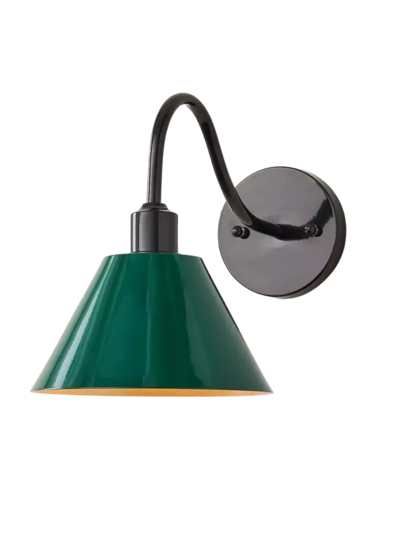 Modern Industrial Tapered Sconce — Clean Metal Wall Light