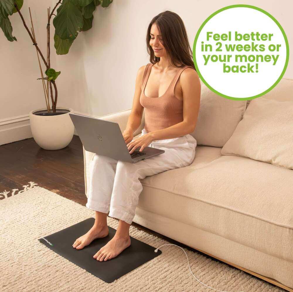 Tapis de mise à la terre conducteur pour intérieur — tapis de earthing pour la relaxation - Desfino