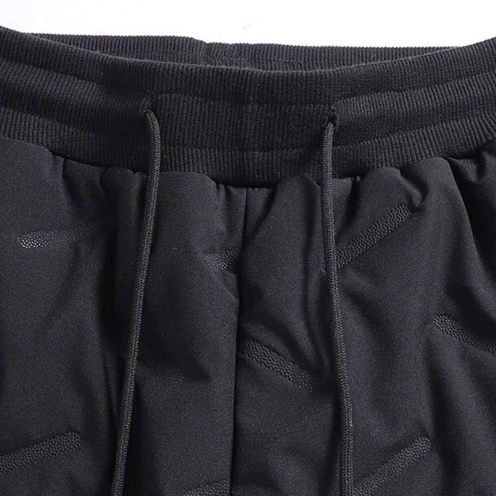 Pantaloni cargo unisex ThermaRidge, impermeabili, căptușiți cu fleece - Desfino
