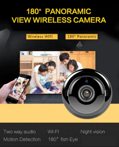 NovaGuard EchoCam 1080P WiFi-sikkerhetskamera — fjernvisning, nattsyn - Desfino