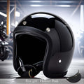 Cască de motocicletă vintage — Profil redus, certificată DOT & ECE - Desfino