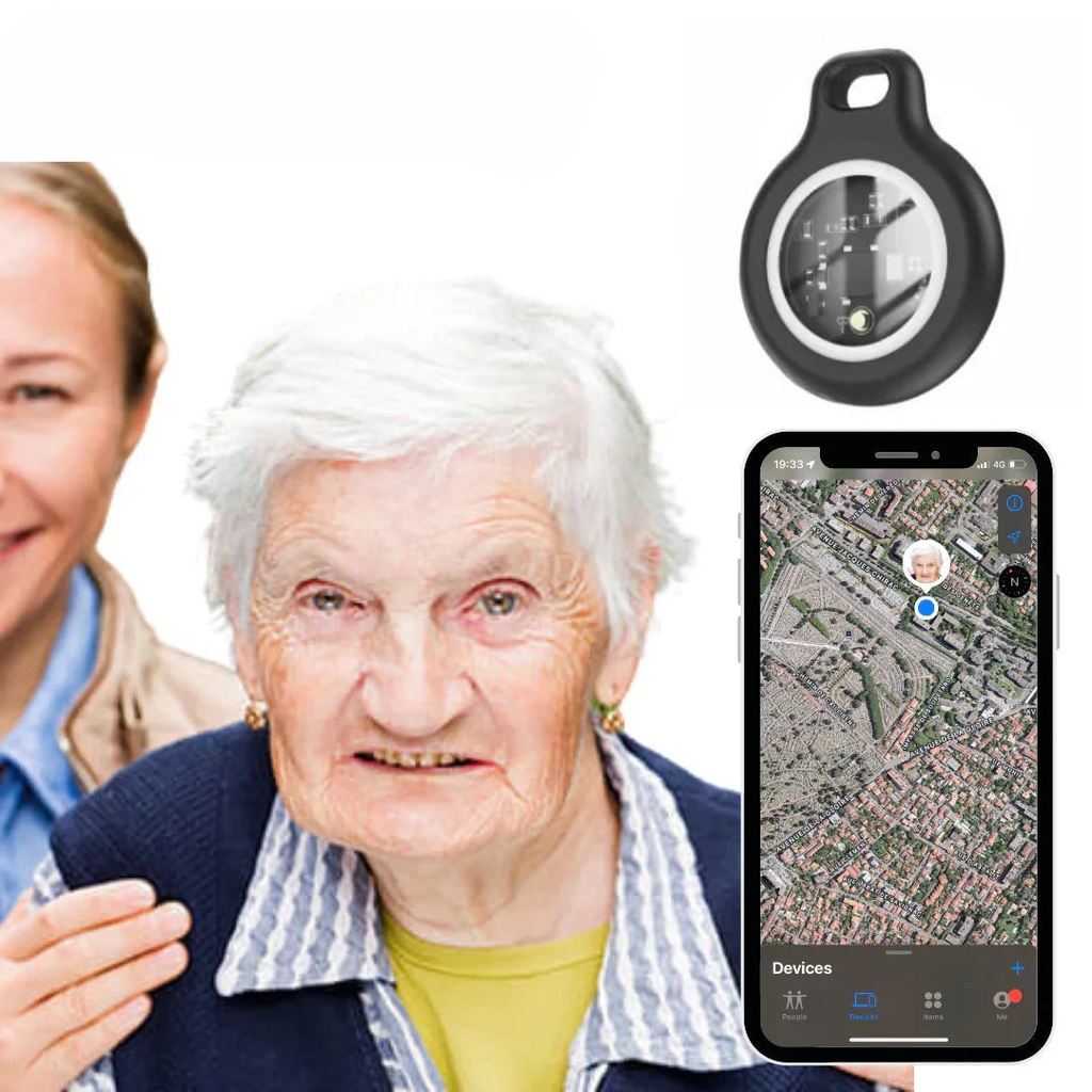 جهاز تتبع GPS لكبار السن في الوقت الفعلي — مقاوم للماء، دون رسوم شهرية - Desfino