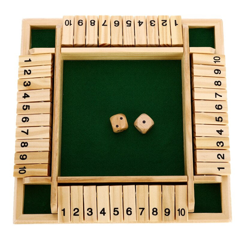 Drewniana gra matematyczna Oakwood — rodzinna gra edukacyjna z dodawania - Desfino