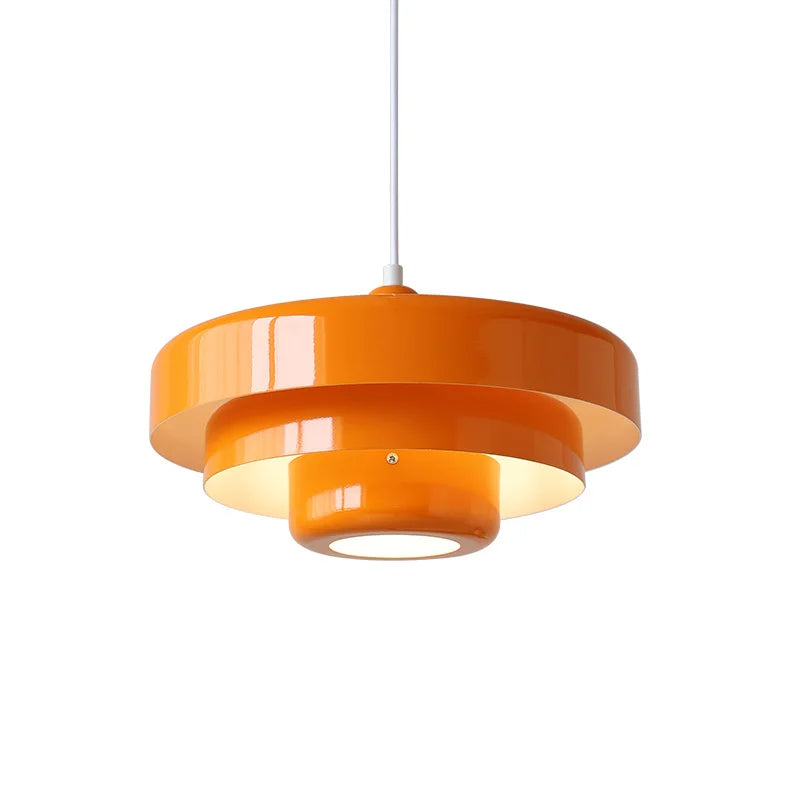 Justerbar Bauhaus LED-pendellampa — svart, guld och grön | Desfino
