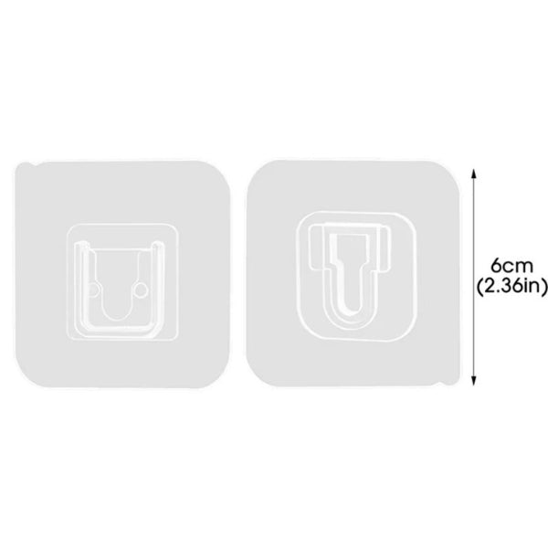 Orsena 5er-Pack transparente Acryl-Wandhalterungen für WLAN-Verstärker - Desfino