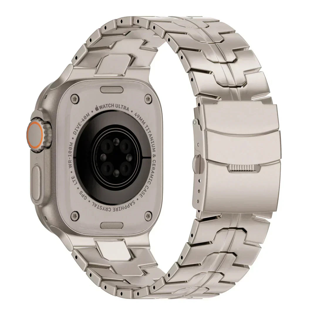 Λουράκι τιτανίου Aurex για Apple Watch — Γυαλισμένο λουράκι - Desfino
