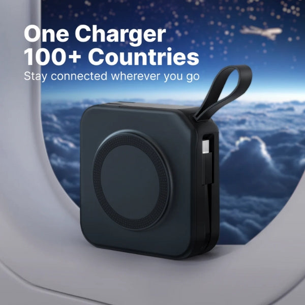 NomadPro 5-in-1-Wandladegerät — 10000mAh-Akku, kabellose Ladestation - Desfino